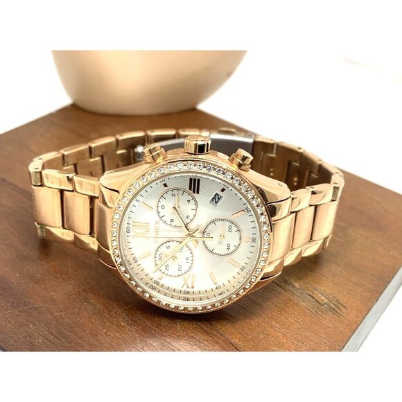 Timex Women's Watch TW2V57900 Quartz Chronograph Silver Dial Rose Gold 38mm - Picture 9 of 15
